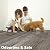 Art3d Peel and Stick Vinyl Floor Tiles 30-Pack 12 x 12 inch, Self Adhesive Waterproof Flooring Wood Planks for Kitchen, Dining Room, Bedrooms, Cover 30 Sq. Ft, Dark Brown Oak