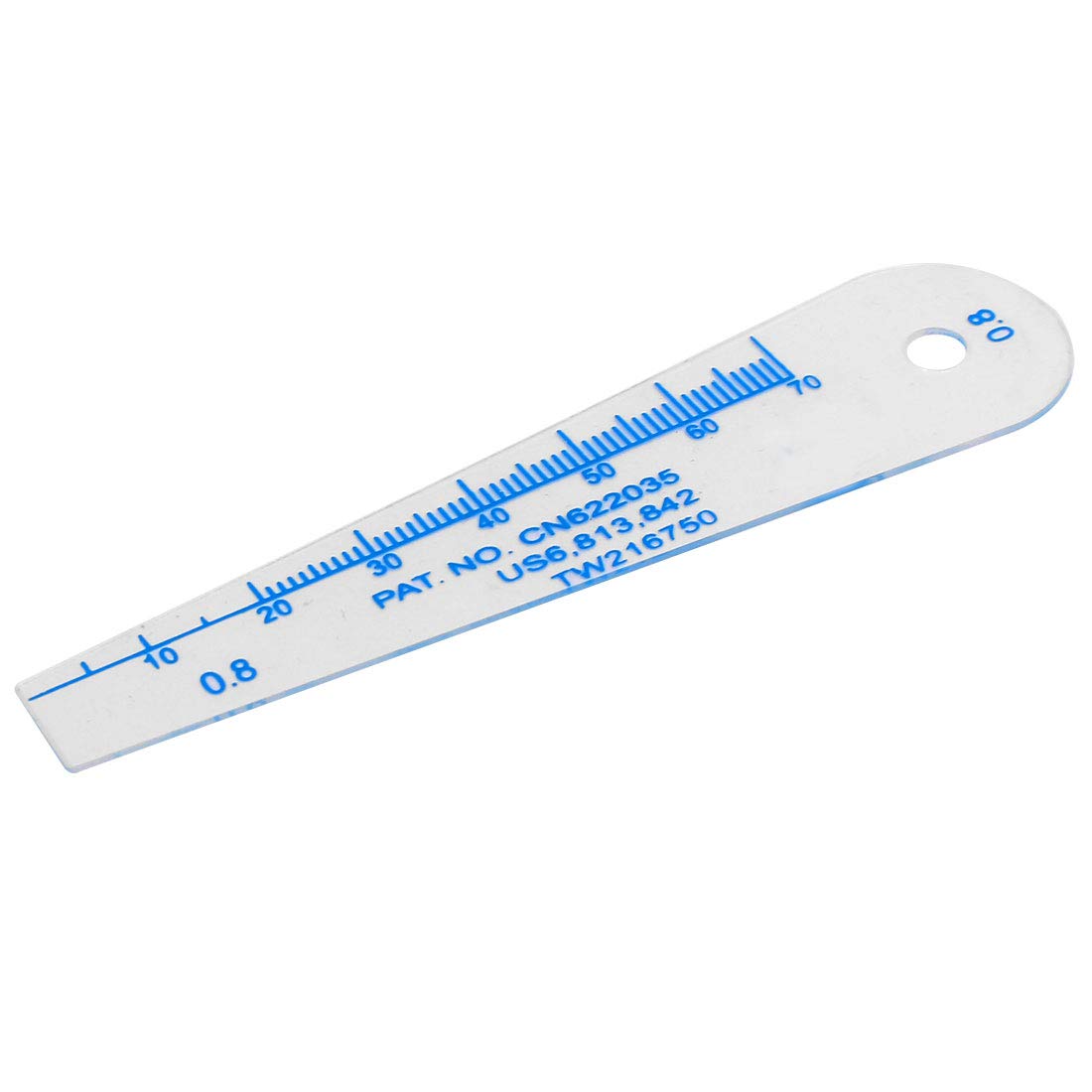 Aexit 0.8mm Thickness Measuring Tools Plastic Feeler Gauge Plug Filler Gap Measuring Tool Model:21as166qo466