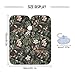 ALAZA Flower Green Leaves Butterfly Leopard Barber Cape for Men Women, Waterproof Haircut Apron Beard Shaving Bib Hair Cutting Cloth 55 x 65 Inch