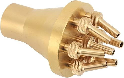 Miniatura 6 de Fdit FNPT - Boquilla de fuente de estilo recto DN25 de 1 pulgada con 2 niveles, para estanque de jardín, para el hogar, jardín