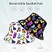 Siarnew Unisex Fashion Bucket Hat for Women Men, Summer Outdoor Sun UV Protection Casual Fisherman Cap Butterfly