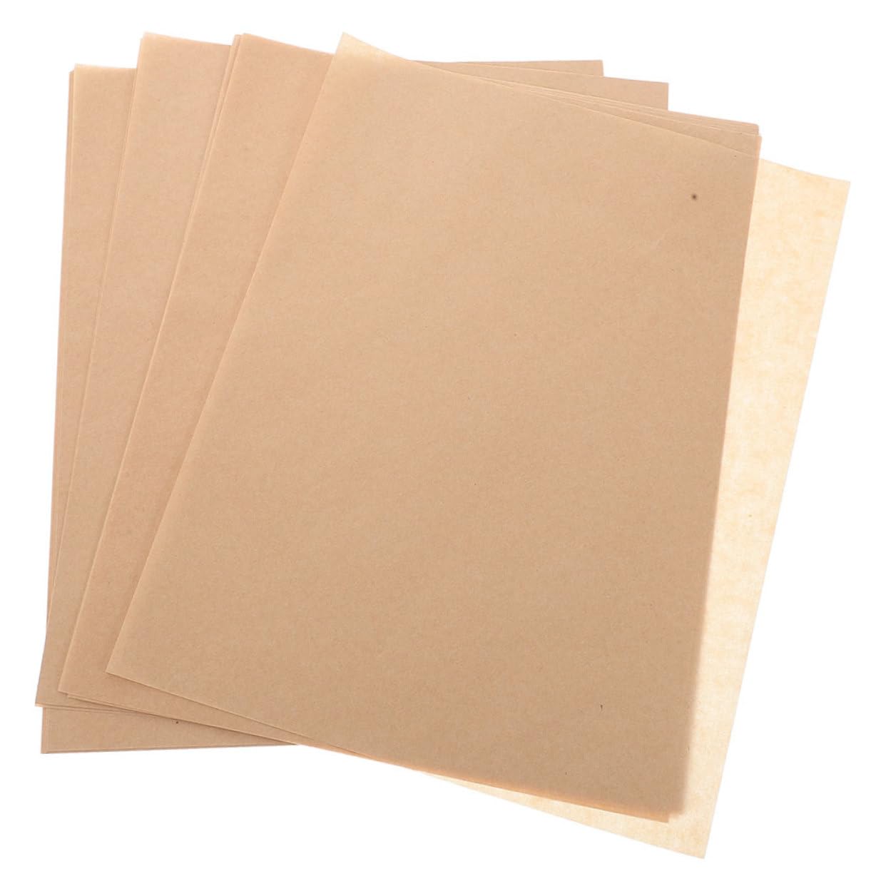 COLLBATH 500piezas Bandeja De Horno Papel Vegetal De Papel Para Hornear Almohadillas Antigrasa Para Pizza Barbacoa y Aperitivos Fritos Cocina y Exteriores