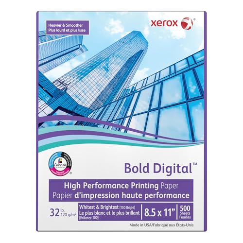 Papier d'impression Xerox format lettre 500 feuilles blanc certifié FSC 120g