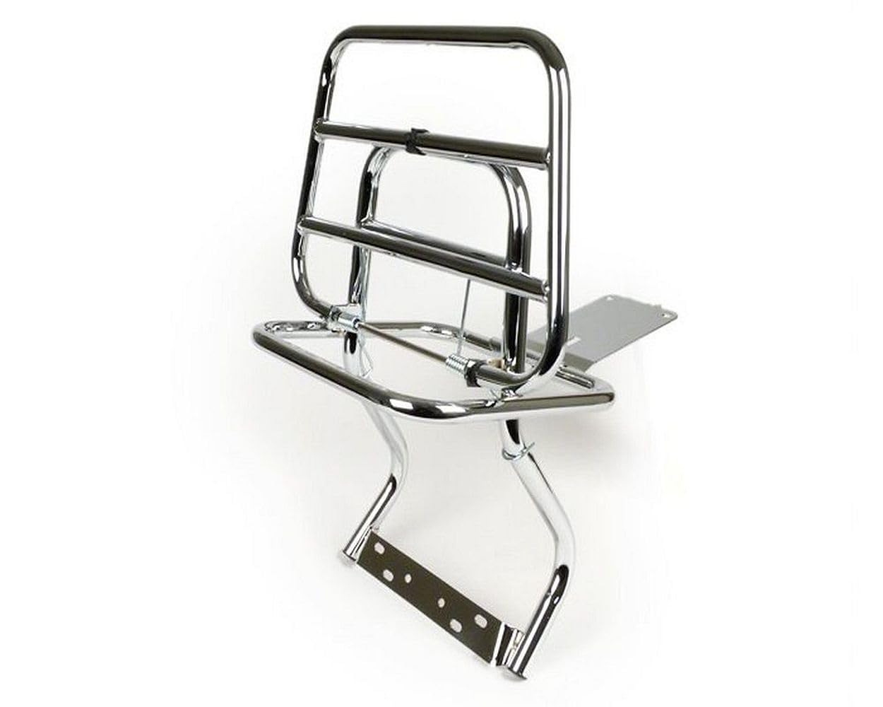 Gepäckträger klappbar hinten Chrom kompatibel Vespa PX80 PX125 PX150 PX200
