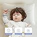 Memory Foam Toddler Pillow Pack of 2,20X14' Kids Pillow with Machine Washable Pillowcase Rayon Derived from Bamboo,Adjustable Height Toddler Pillows for Sleeping 2-6 Years Old(White)