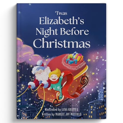 Personalized Christmas Book - Baby's First Customized Gift - Night Before Christmas Book - Custom Name Children's Gift