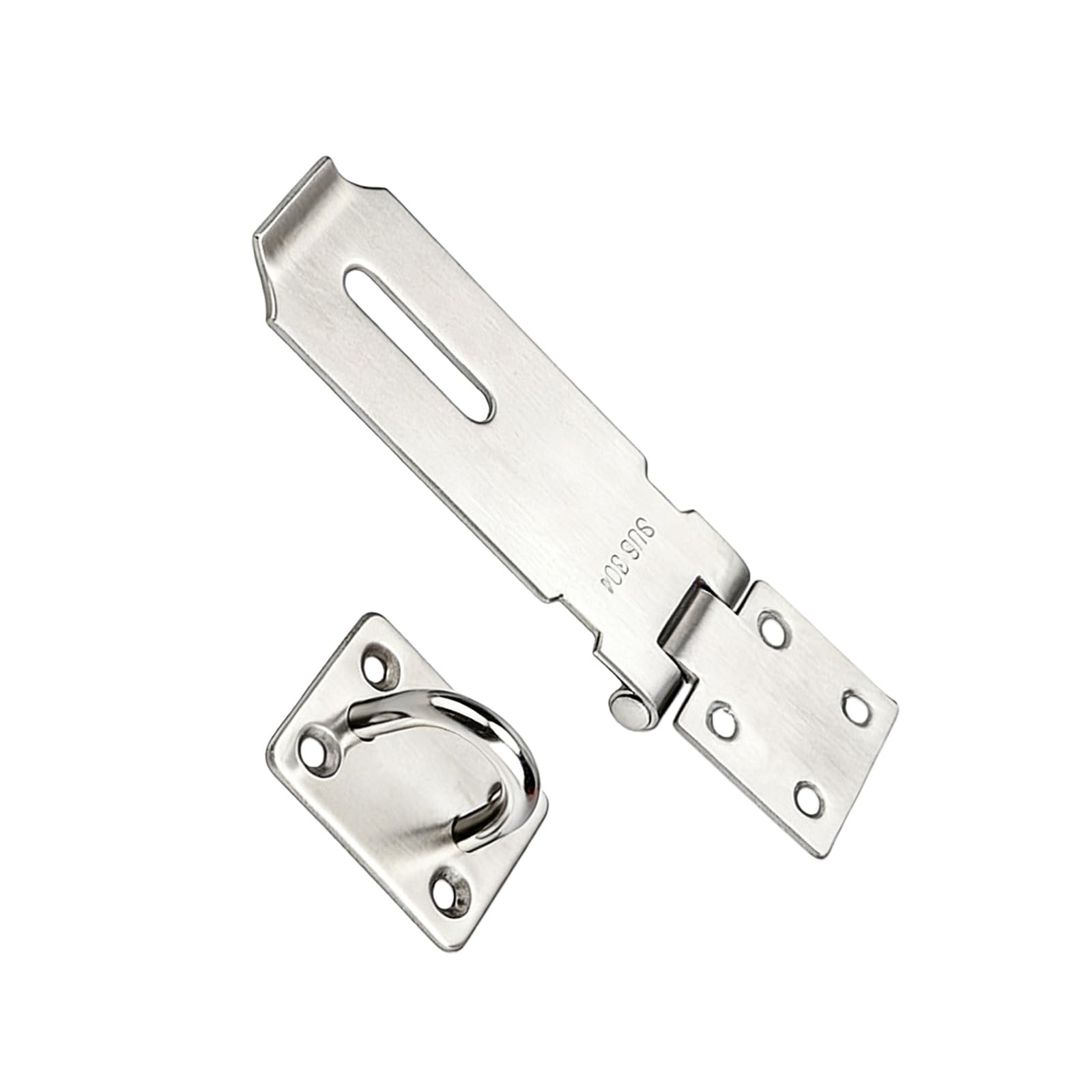 Hasp Staple Shed Latches Stainless Steel Door Replacement Padlock Clasp Hardware for Enhances Home Security Stainless Steel Door Padlock Clasp Hardware