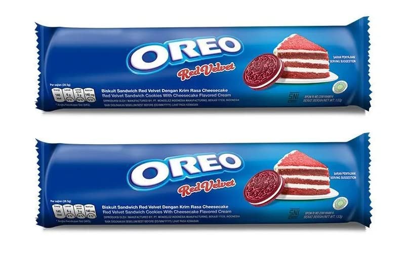 Mondelez Oreo Red Velvet Sandwich Cookies With Cheeseckae Flavour Each 119.6g (Pack Of 2) (Imported) (B0BT7Q7MWH) Amazon Price History, Amazon Price Tracker