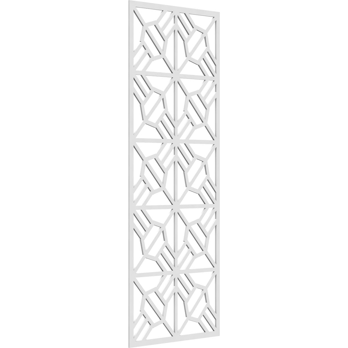 27 3/8"W x 69 3/8"H x 3/8"T Auburn Decorative Fretwork Wall Panels in Architectural Grade PVC