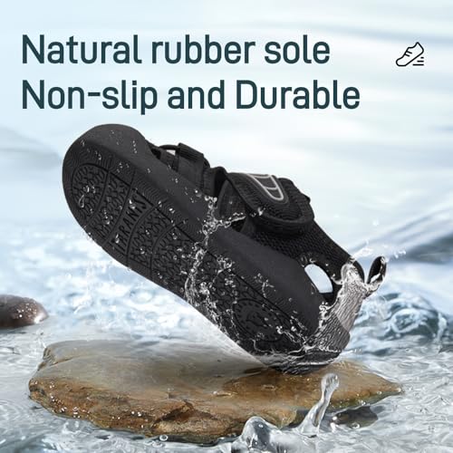 Boys Girls Outdoor Sport Sandals Closed Toe Water Beach Hiking Lightweight Athletic Summer Shoes3