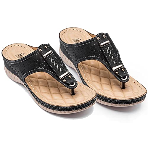 qmj Sandalias y Chanclas Verano Zapatos de Playa y Piscina Mujer Chanclas Mujer Sandalias Mujer Cuña Cover