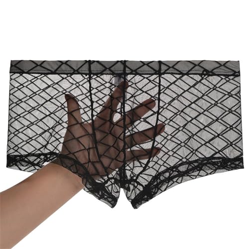 Mens Mesh Elephant Nose Briefs Underwear Men's Openwork Mesh Breathable Underwear Lingerie Bodysuit Briefs2