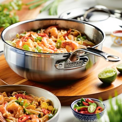 Image of Hestan ProBond Forged - Professional Clad Stainless Steel Essential Pan, 3.5 Quart, Induction Compatible