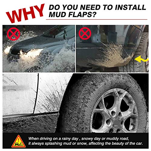 Image of Autorder Mud Flpas Splash Guards for Kia K5 2021 2022 2023 2024 2025 Accessories Mudflap Fender Flares Front and Rear Mud Guard Set 4PCS