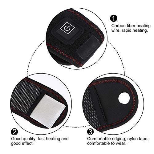 EXCEART Cinta de Pulso de Aquecimento Bandagem de Pulso Aquecida Suporte de Mão Cinta de Compressão