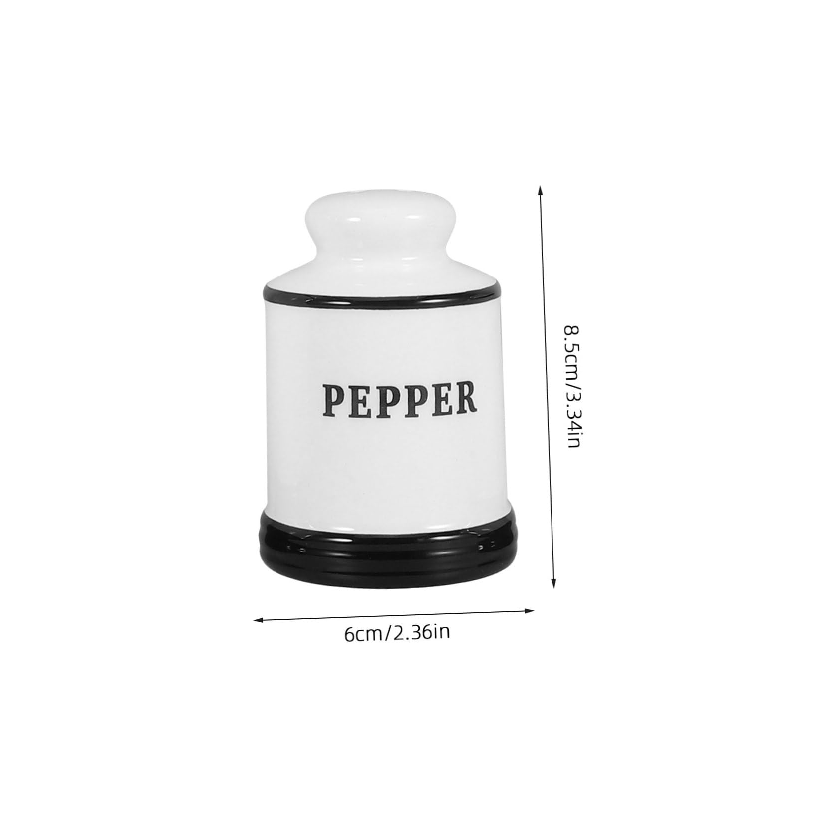 GLEAVI 4piezas Frascos De Condimentos De Cerámica Para Cocina Botes Para Aceite y Vinagre Salero y Pimentero Contenedor Para Especias Unidades Para Restaurantes y Cocinas
