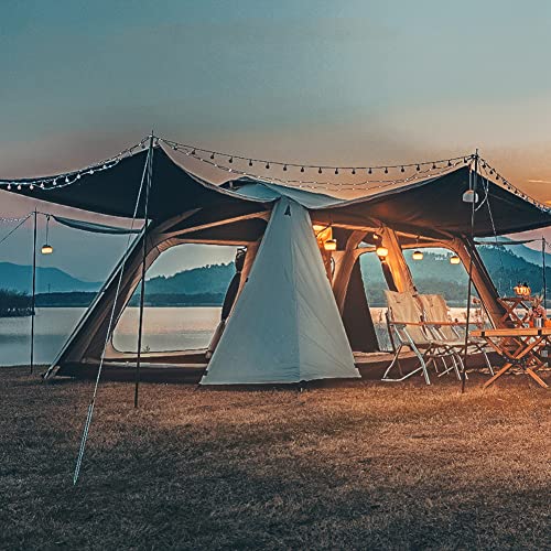 Carpa de camping ventilada y impermeable 540x315x200 cm miniatura 5
