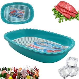 Tablett zum Auftauen von Lebensmitteln, Kunststoffbehältern, schnelles Auftauen, Blau