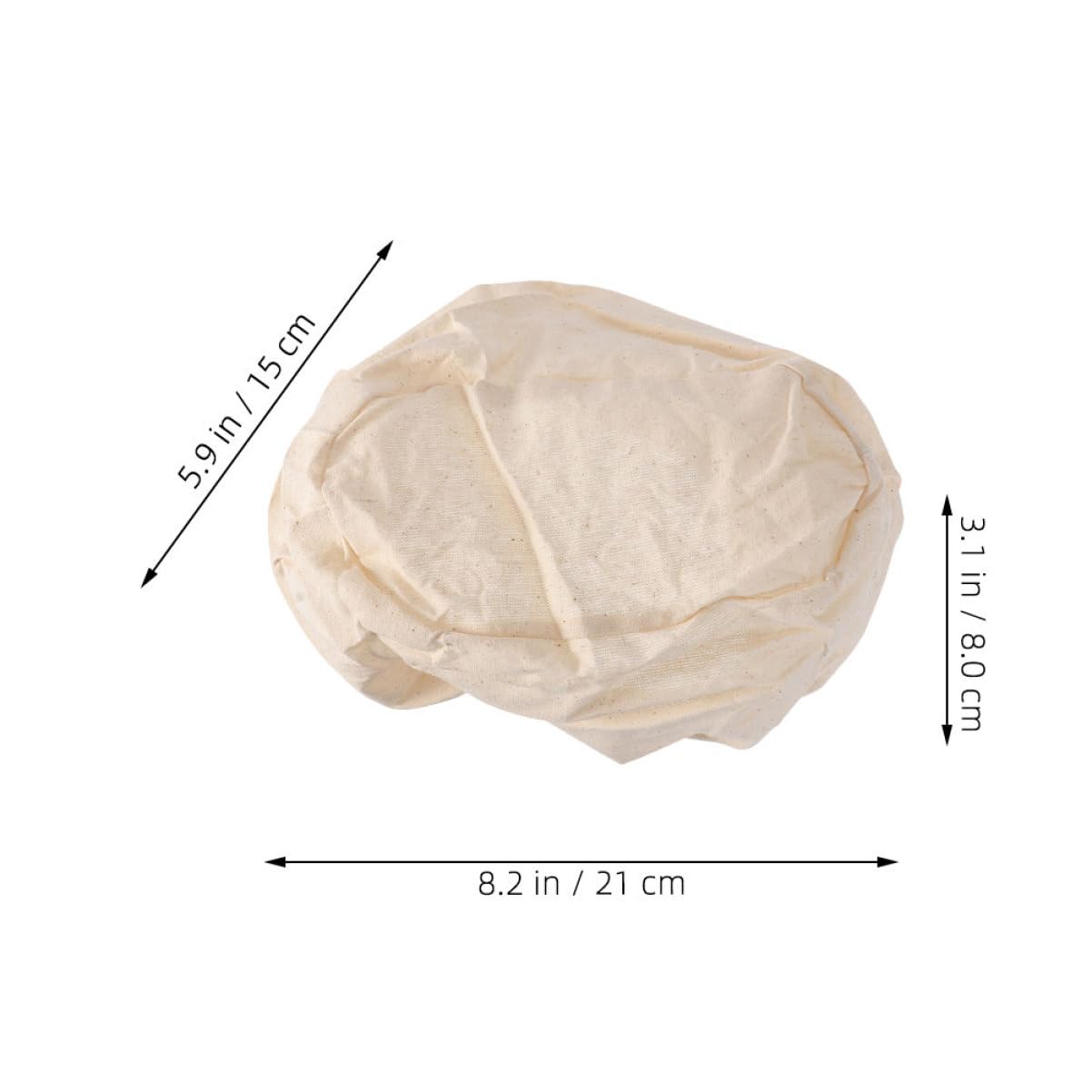 ABOOFAN Juego De 5 Cestas Para Fermentar Pan Forro Para Cestas De Pan Herramientas Para Repostería Cubierta De Tela Para Cestas De Pan De Cocina 5 Unidades X 5