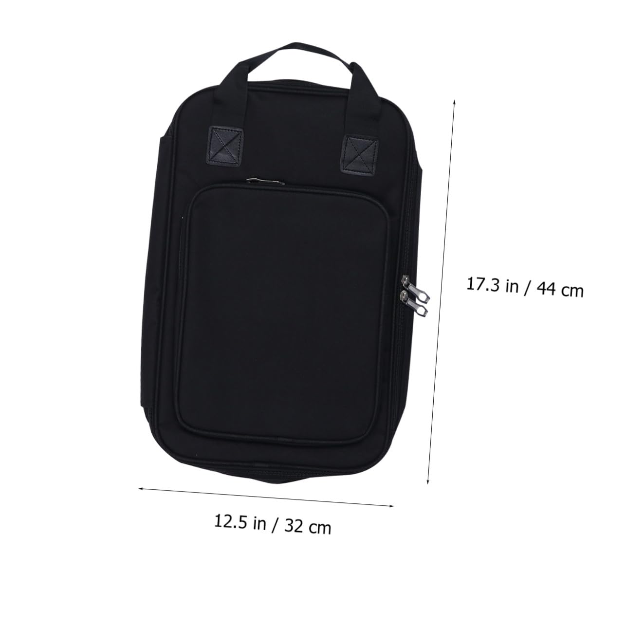BESPORTBLE 1pezzi Borsa Portatile Per Bacchette Da Batteria Acero Custodia Per Bacchette Maniglia Doppi Ganci Robusta e Durevole Ampia Capacità Adatta Per Trasporto e Conservazione Accessori