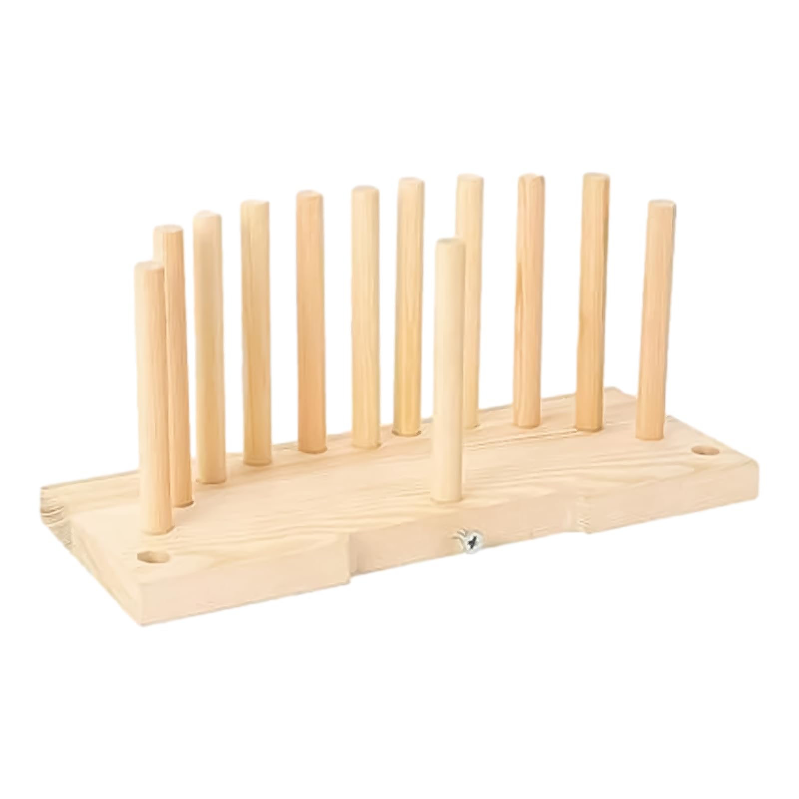 Machine à nœuds de Noël en bois avec 12 tiges de positionnement, machine à nœuds double face pour rubans faits à la main