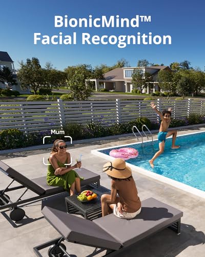 eufy Security eufyCam 3 Additional Camera, Outdoor Wireless Security Camera, 4k Camera with Built-in Solar Panel, AI Face Recognition, Floodlight, No Monthly Fee, HomeBase 3 Required