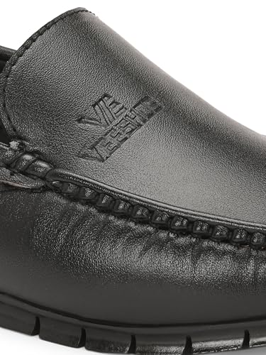 Image of Premium Men's Black Slip-On Loafers | Loafers for Office, Party Premium Casual Loafers | Stylish Loafer | Comfortable Men's Loafers for Walking, Office