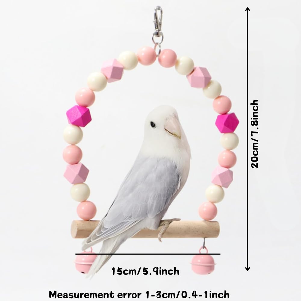 3 juguetes para pájaros, juguetes de búsqueda de pájaros, periquitos, juguete para masticar, juguete colgante, jaula de pájaros, accesorios de jaula para pájaros, escalera de escalada para Conure,