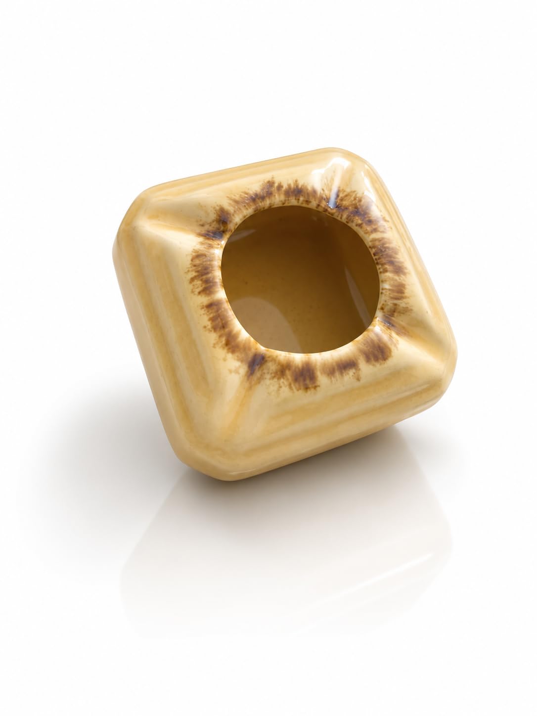 Universe Crockery Premium Ceramic Ash Tray, Glazed Finish | Durable & Sturdy, Easy to Clean, Smooth Surface, Elegant Design, Eco Friendly-picture-12
