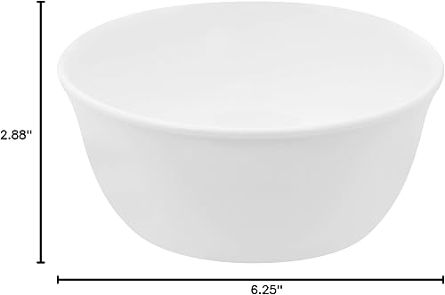 Miniatura 2 de Corelle Livingware Super Soup/Cereal Bowl de 28 onzas, blanco escarcha de invierno, LP