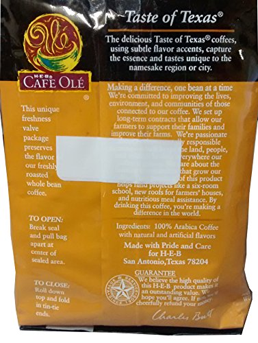 HEB Café Ole Café en Grano 12oz Bolsa (Pack de 3) miniatura 2