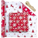 Moukiween Reversible Christmas Wrapping...