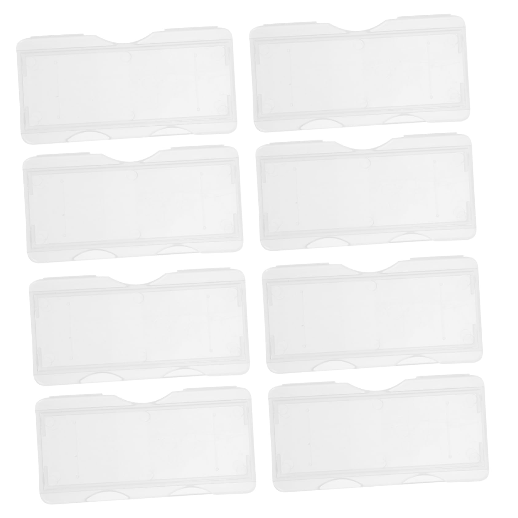 SOLUSTRE Individual Slide Storage Holder 100pcs Plastic Microscope Slide Boxes for Lab