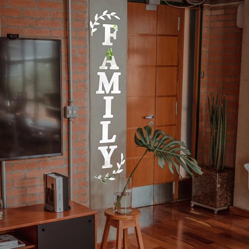 Vinilo decorativo de letras espejo acrílico plateado 3D miniatura 3