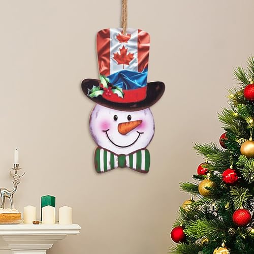 Décoration d'intérieur ou d'extérieur bois Noël rétro Canada