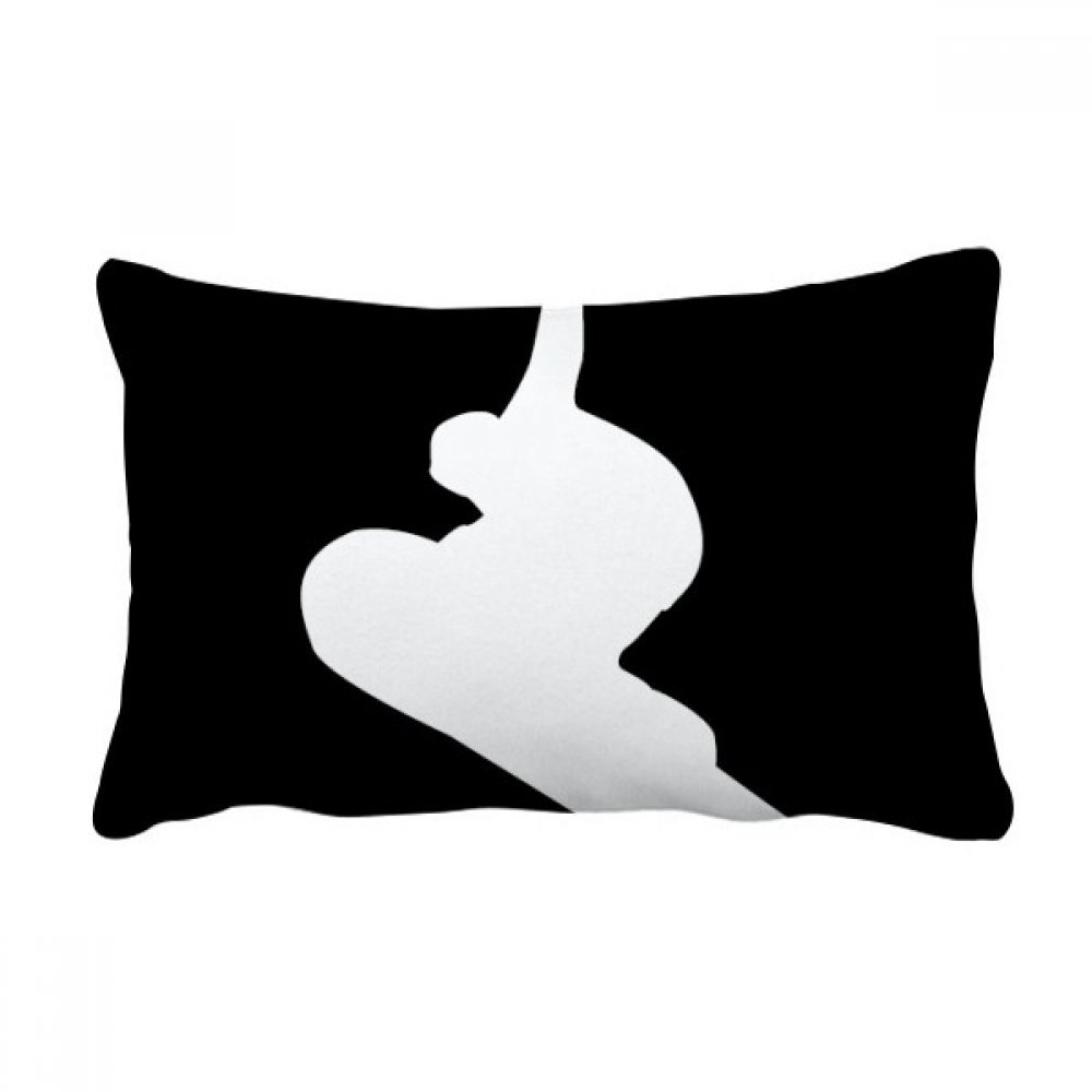 Coussin lombaire pour canapé motif saut de skate, soulage le dos