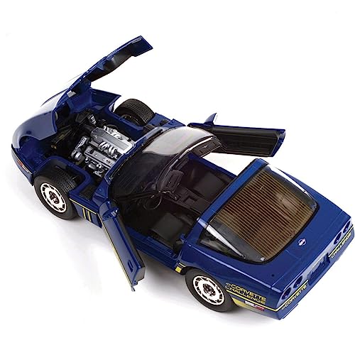 Greenlight Toys 1:18th Chevy Corvette C4 Dark Blue 1988 miniatura 3