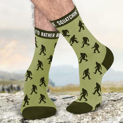 Image of VICRAZY Father Day Gifts for Husband, Dad, Grandpa, Men - First Mother's Day for Pregnancy Mom, Wife - Funny Bigfoot gifts