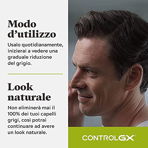 Just for Men Control GX Grey Reducing Shampoo, Gradual Hair Color, 4 fl oz (Packaging May Vary) - image 4