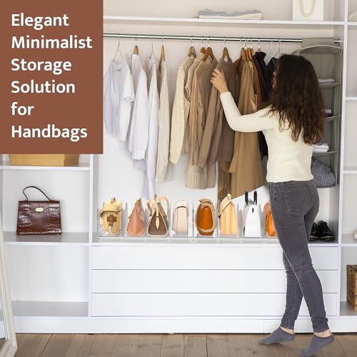 SURETIVIAN 2-Pack Purse Organizers for Closet - Image 2