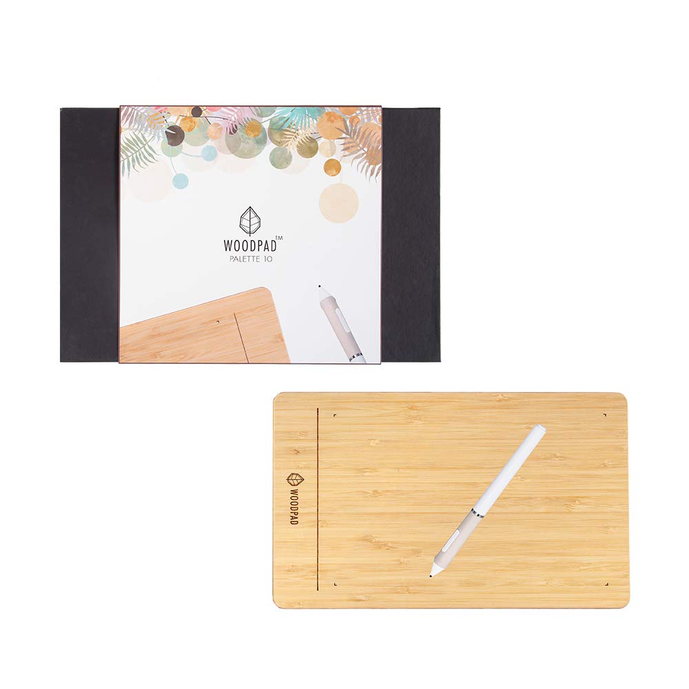 Amazon | ViewSonic製Woodpad 10 ペンタブレット9x6インチ4096レベル筆