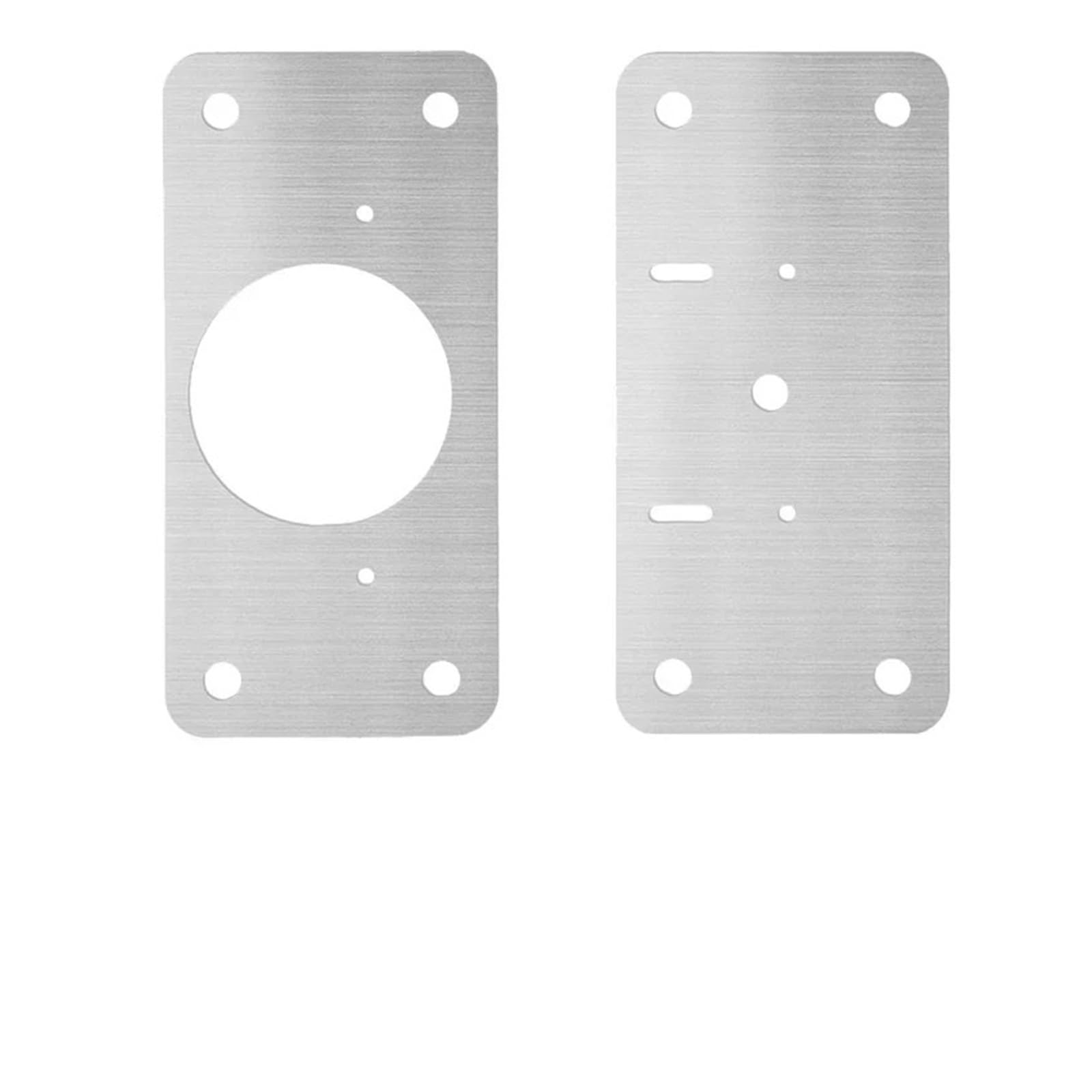 Plaque de réparation de charnière inox outil d'installation quincaillerie meuble