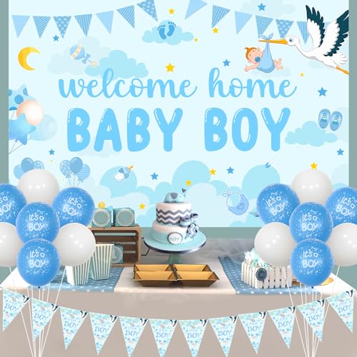 Fangleland Baby Shower Decorations Blue - Image 2