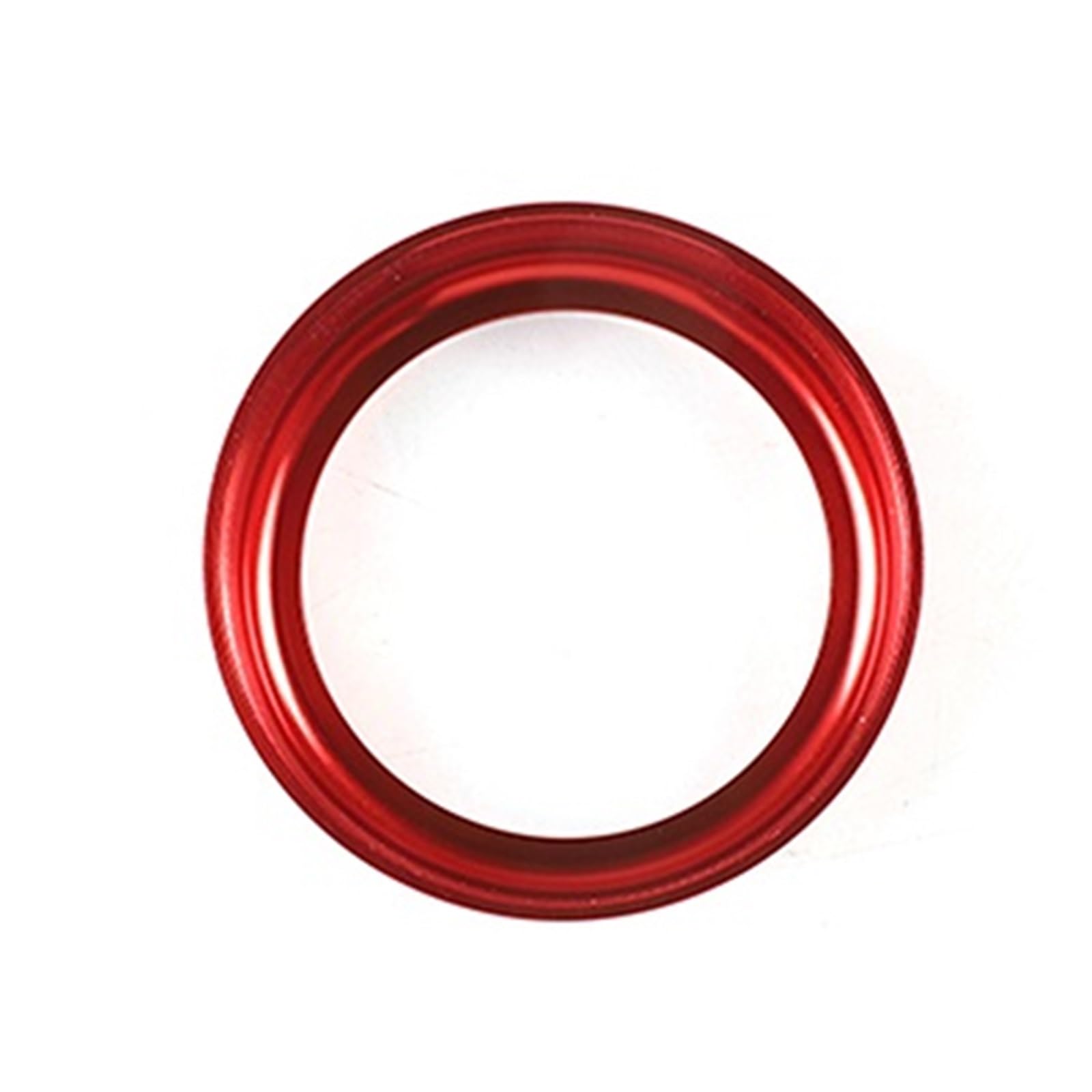TINGYUS for Maverick 2022 Shift Knob Ring Air Conditioning Volume Knob Ring Interior Accessories Car Interior Mouldings(1Piece Red)