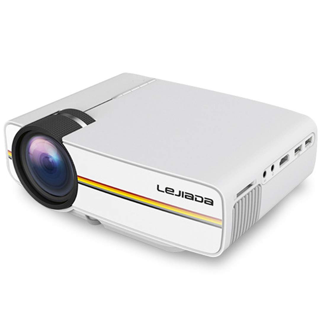 Proyector Hd1080p 138 Pulgadas El Cable De Datos Se Puede Conectar al TeléFono Directamente En La Pantalla Audio Incorporado Compatible con Hdmi USB Vga Av Tarjeta SD