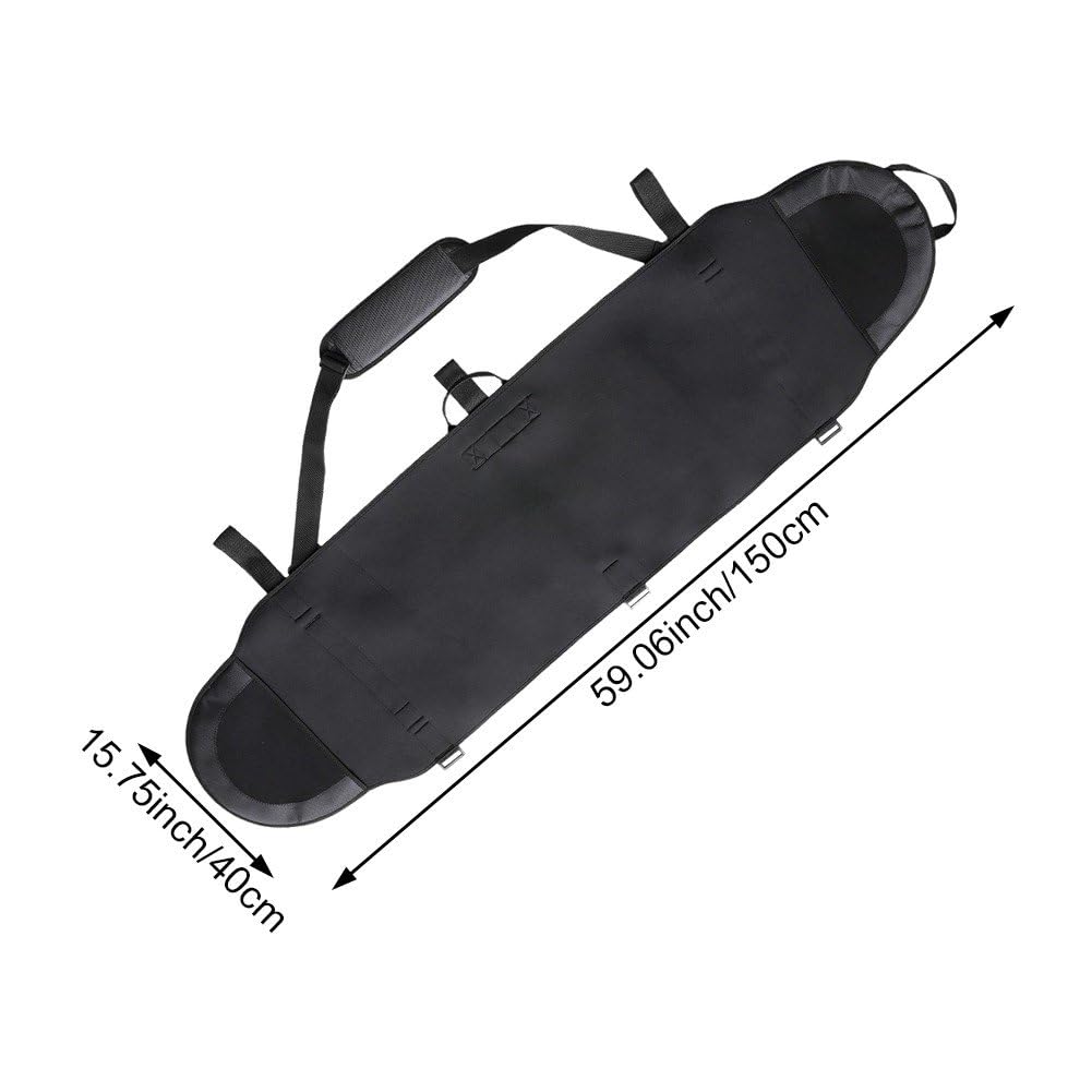 Funda Ajustable para Snowboard con Correas para Los Hombros, Protección para Snowboard, Funda con Encuadernación Abierta, Bolsa para Snowboard para Viajes