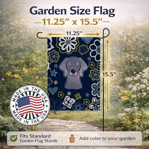 Drapeau de jardin fleurs bleues Weimar pour sublimer vos parterres de printemps