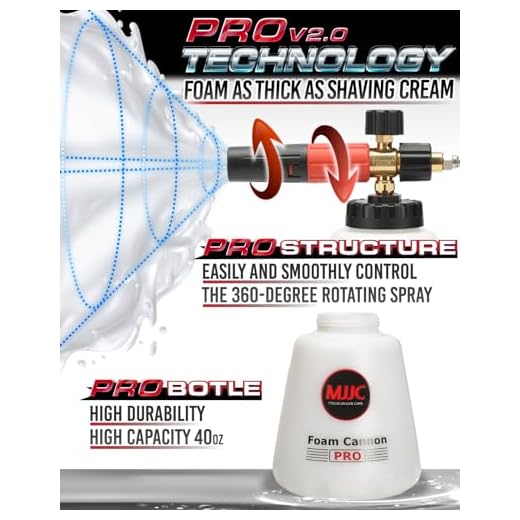 MJJC Foam Cannon Pro V2.0 for Pressure Washers