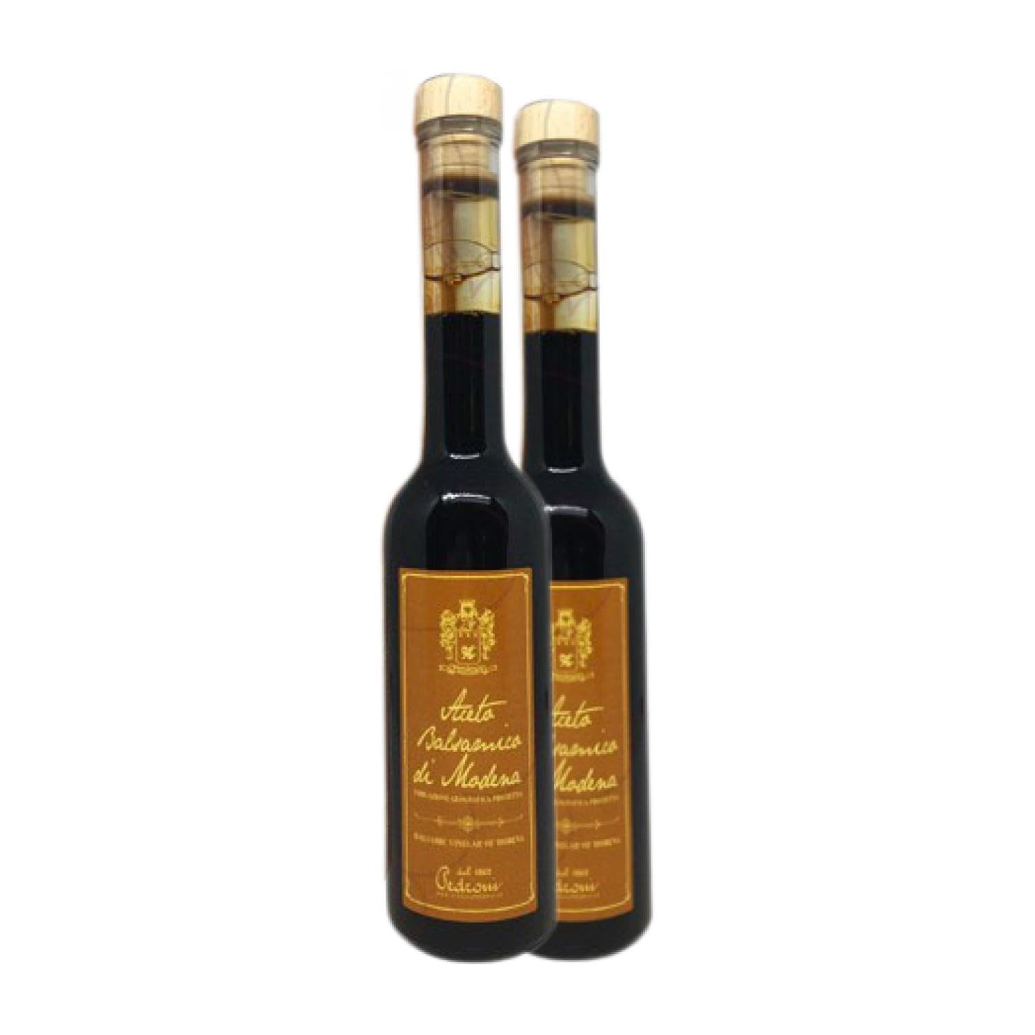 Vinagre Pedroni Aceto Balsamico Maturo Botellín 25 cl (Caja de 2 Botellín de 25 cl)