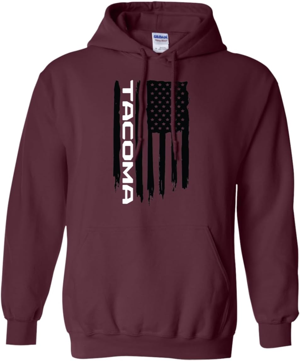 Men's Tacoma American Flag Hoodie